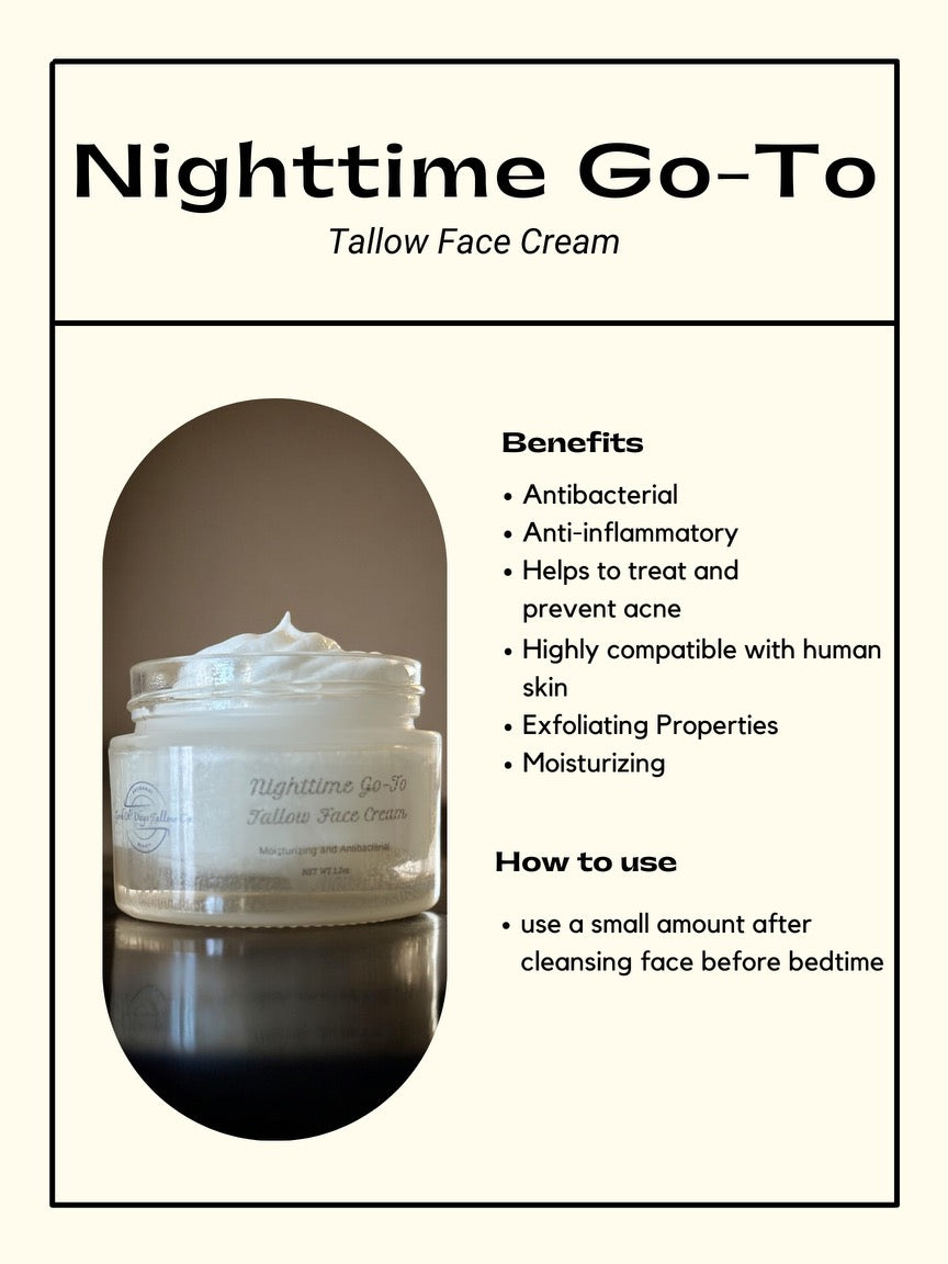 Nighttime Go-To Tallow Face Cream