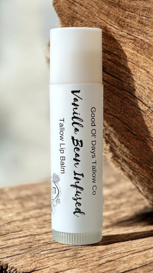 Vanilla Bean Infused Tallow Lip Balm