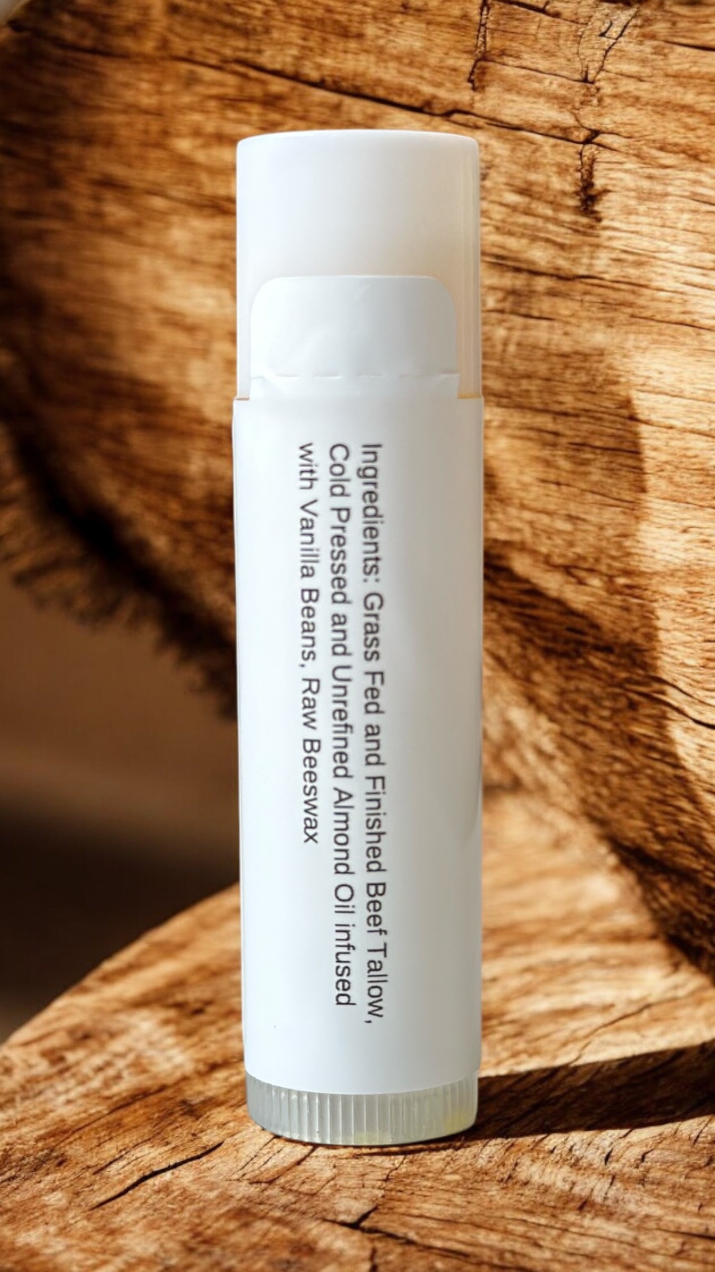Vanilla Bean Infused Tallow Lip Balm